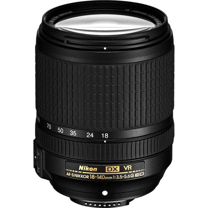 Nikon AF-S DX NIKKOR 18-140mm f/3.5-5.6G ED VR APS-C Zoom Lens – Brand New