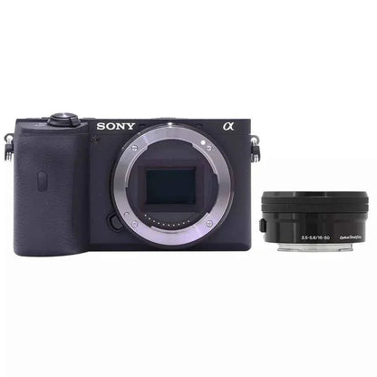 Sony α6600 24.2MP APS - C Mirrorless Camera + 16 - 50mm Lens Kit - Black - lucycamera