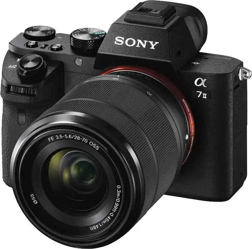 Sony α7 II 24.3MP Full - Frame Mirrorless Camera + 28 - 70mm Lens Kit - Black - lucycamera