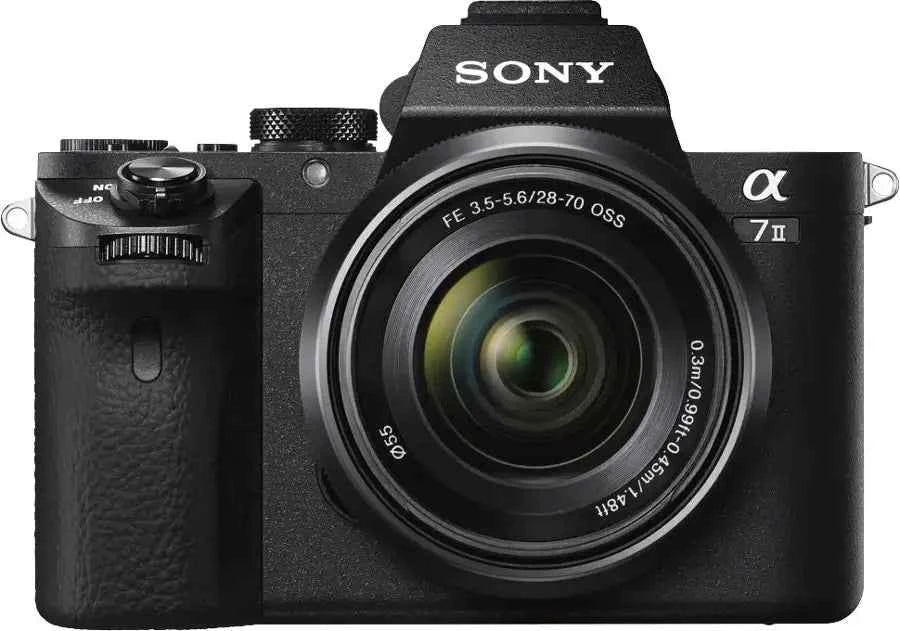 Sony α7 II 24.3MP Full - Frame Mirrorless Camera + 28 - 70mm Lens Kit - Black - lucycamera