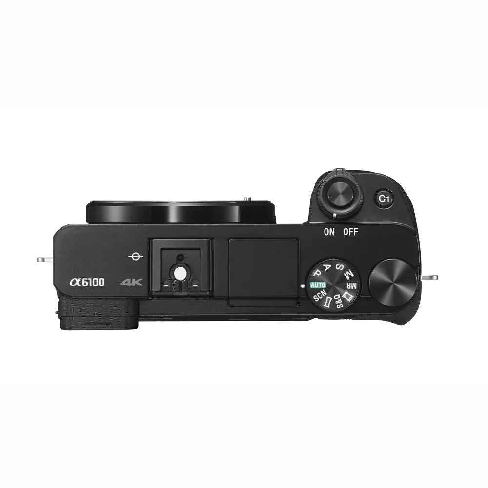Sony Alpha a6100 24.2MP APS - C Mirrorless Camera Body Only - Black - lucycamera