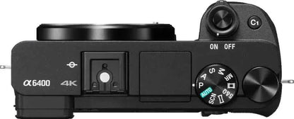 Sony Alpha a6400 24.2MP APS - C Mirrorless Camera Body Only - Black - lucycamera