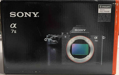 Sony Alpha a7 II 24.3MP Full - Frame Mirrorless Camera Body Only - Black - lucycamera