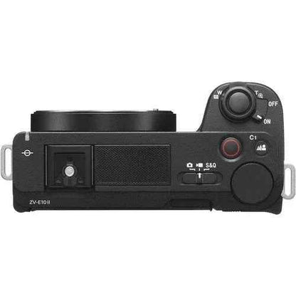 Sony ZV - E10 II 26MP Mirrorless Vlog Camera with 16 - 50mm Lens - Black - lucycamera