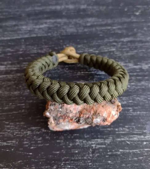 Picture of Handmade Round Braid Paracord Bracelet – Adjustable Survival Style Wristband