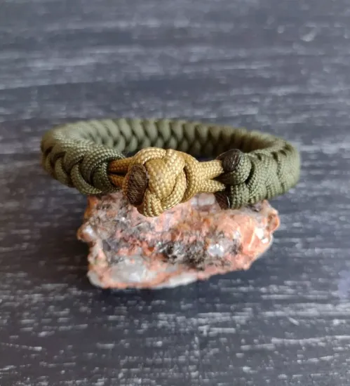 Picture of Handmade Round Braid Paracord Bracelet – Adjustable Survival Style Wristband