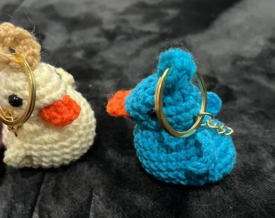 Picture of Handmade Crochet Keychain Small Multi Character Dolls – Cute Yarn Keyring Accessories