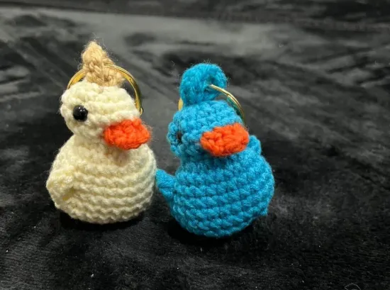 Picture of Handmade Crochet Keychain Small Multi Character Dolls – Cute Yarn Keyring Accessories