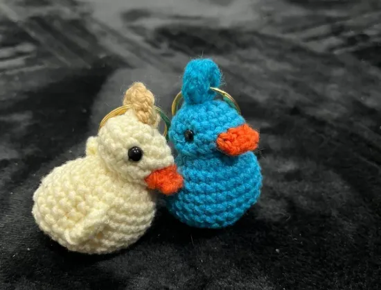 Picture of Handmade Crochet Keychain Small Multi Character Dolls – Cute Yarn Keyring Accessories
