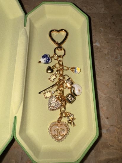 Picture of Handmade Repurposed Style Bag Charm Keychain Accessory